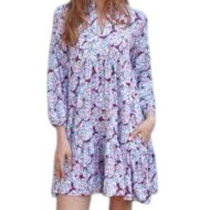 Cabana Life Camden Peony Relaxed Dress Large